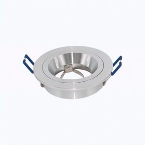 CNC Aluminium Downlight Fixture Anti Glare Fixed Silver - AS828