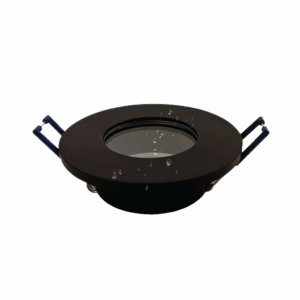 IP44 CNC Aluminium GU10 Fixture Black- B4483