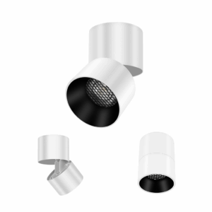 IP20 Pakman 3CCT LED Tilt Round Downlighters