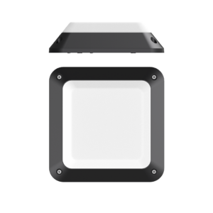 12W/16W/18W Bunker IP65 Aluminium Round Bulkhead Square